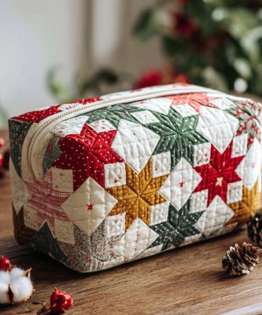 Barnstar Bliss Quilted Makeup Bag