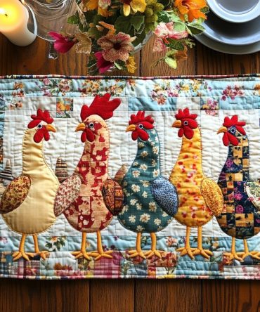 Barnyard Bliss Quilted Table Runner