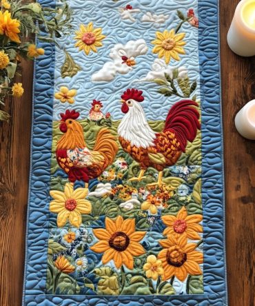 Barnyard Bliss Quilted Table Runner