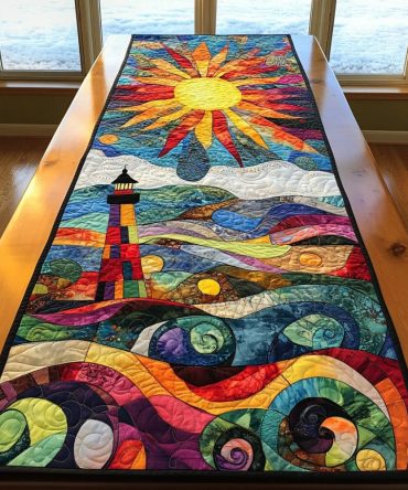Beacon Glow Quilted Table Runner