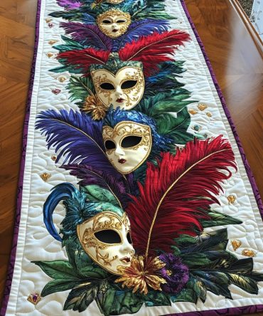 Beads And Bliss Quilted Table Runner