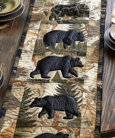 Bear Creek Dreams Quilted Table Runner
