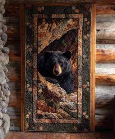 Bear Path Quilted Door Cover