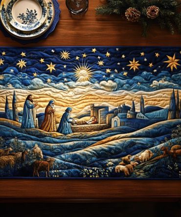 Beauty Of Bethlehem Quilted Table Runner