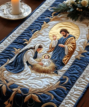 Bethlehem Blessing Quilted Table Runner