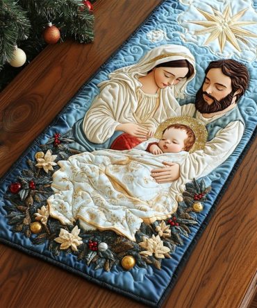 Bethlehem Journey Quilted Table Runner