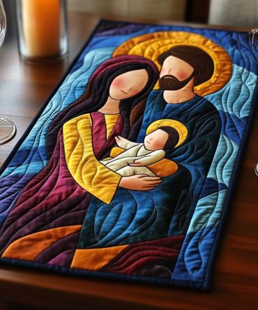 Bethlehem Star Quilted Table Runner