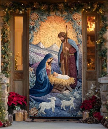 Bethlehem Wonder Quilted Door Cover