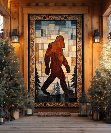 Bigfoot Trail Quilted Door Cover