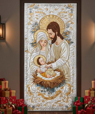 Blessed Child Quilted Door Cover