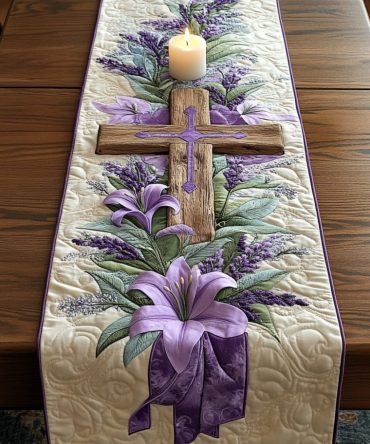 Blessing Bloom Quilted Table Runner