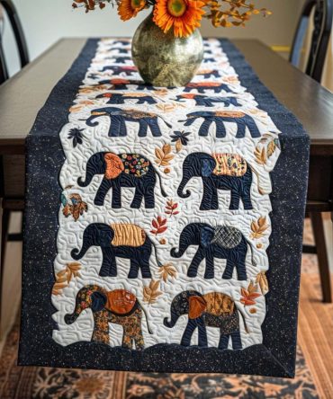 Blessing Of Giants Quilted Table Runner