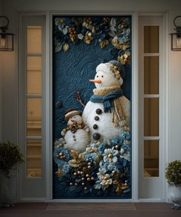 Blizzard Buddy Quilted Door Cover