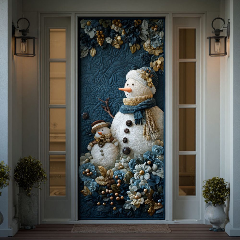 Blizzard Buddy Quilted Door Cover