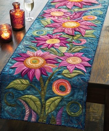 Bloom Grace Quilted Table Runner