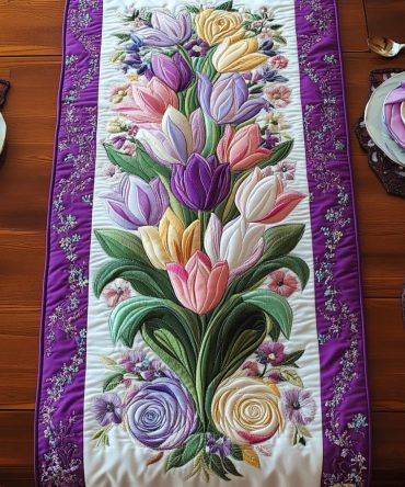 Bloom Haven Quilted Table Runner