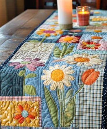Bloom Patch Quilted Table Runner