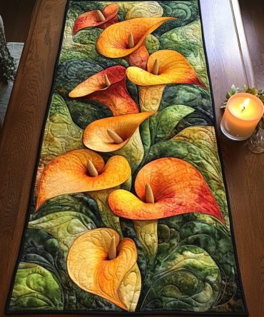 Bloom Path Quilted Table Runner