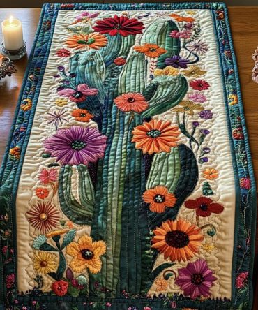 Bloom Trail Quilted Table Runner