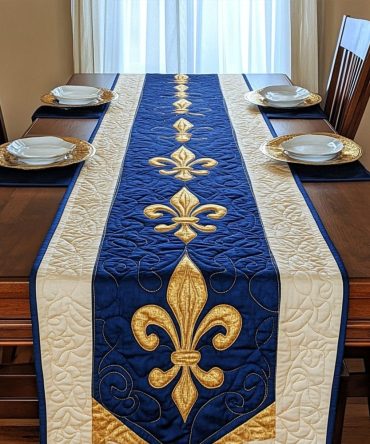 Bloom Of Power Quilted Table Runner