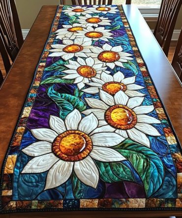 Blooming Beauty Quilted Table Runner
