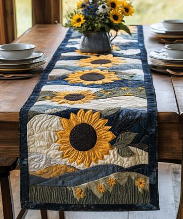 Bloomlight Horizon Quilted Table Runner