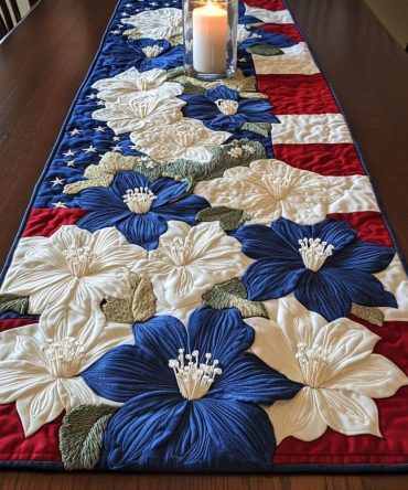 Blossom Bliss Quilted Table Runner