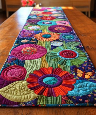 Blossom Dream Quilted Table Runner