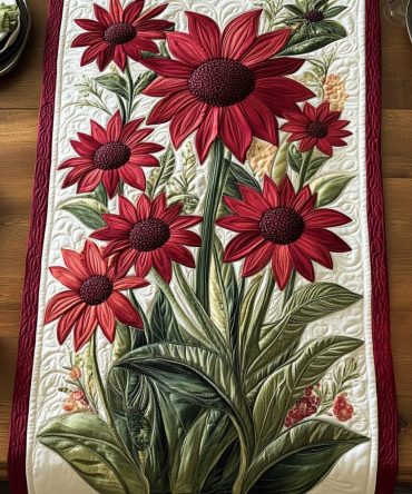Blossom Dream Quilted Table Runner