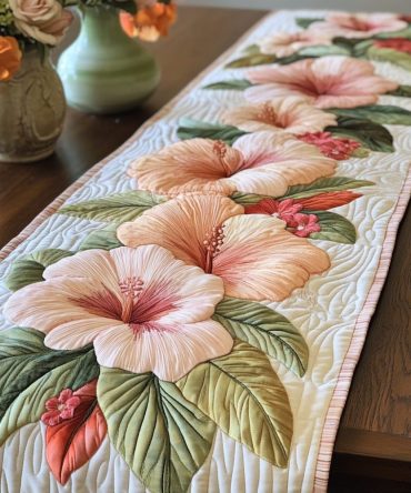 Blossom Lane Quilted Table Runner