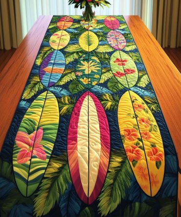 Blue Horizon Quilted Table Runner