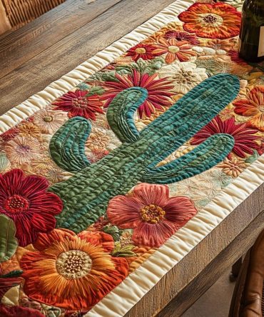 Boho Desert Quilted Table Runner