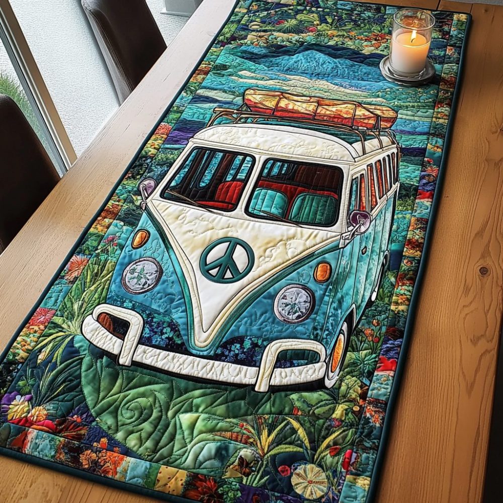 Boho Journey Quilted Table Runner