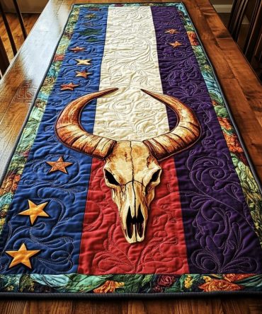 Bone Spirit Quilted Table Runner