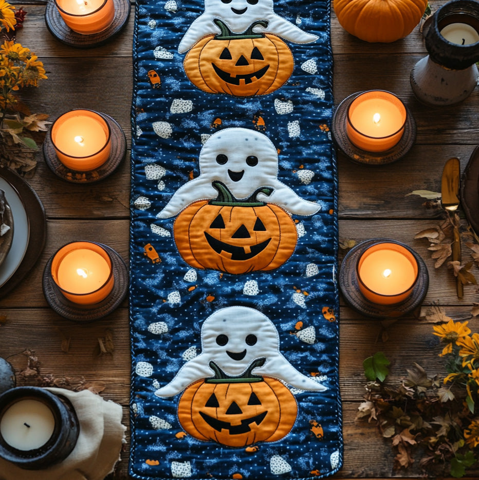 Boo Boulevard Quilted Table Runner