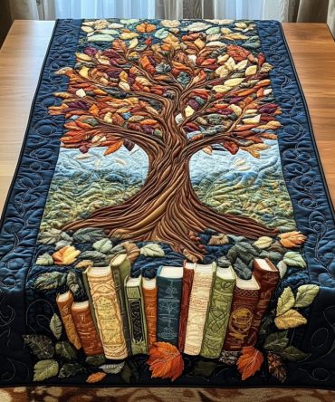 Bookish Bliss Quilted Table Runner