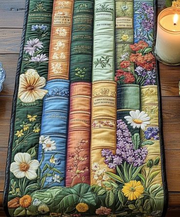 Bookish Garden Quilted Table Runner