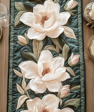 Botanical Bliss Quilted Table Runner