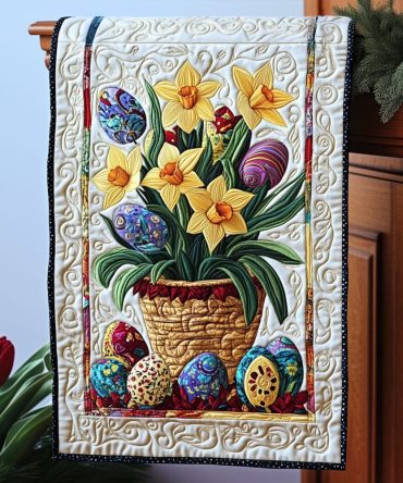 Bountiful Blooms Quilted Table Runner