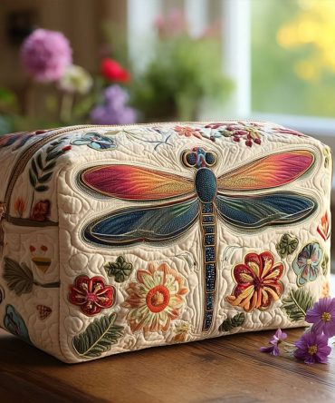 Breeze Catcher Quilted Makeup Bag