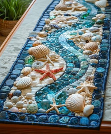 Breeze Scene Quilted Table Runner