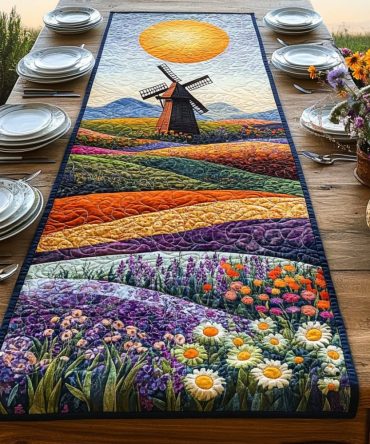 Breezy Meadows Quilted Table Runner