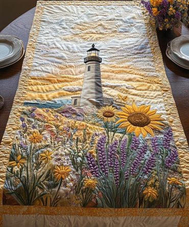 Bright Beacon Quilted Table Runner