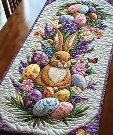 Bunny Bliss Quilted Table Runner