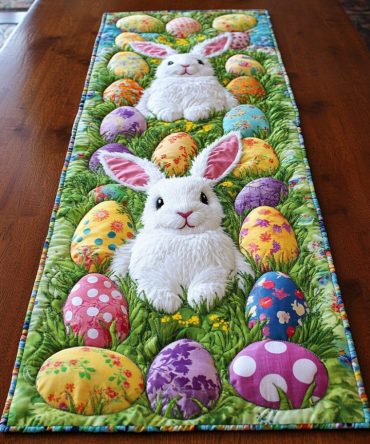 Bunny Bliss Quilted Table Runner
