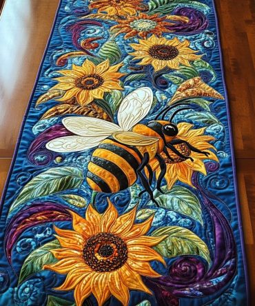 Busy Bee Quilted Table Runner