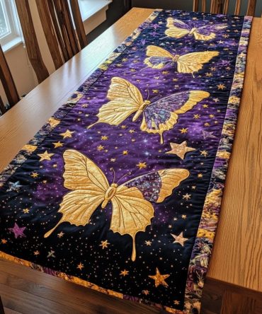 Butterfly Bliss Quilted Table Runner