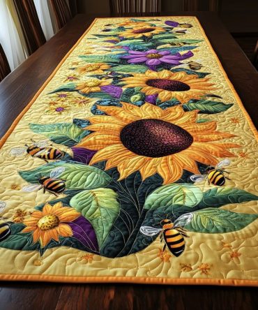 Buzz Nest Quilted Table Runner