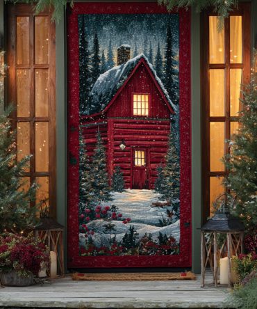 Cabin Comfort Quilted Door Cover