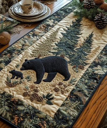 Cabin Comfort Quilted Table Runner